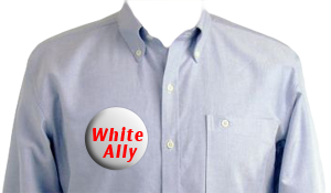 Racism Ally button